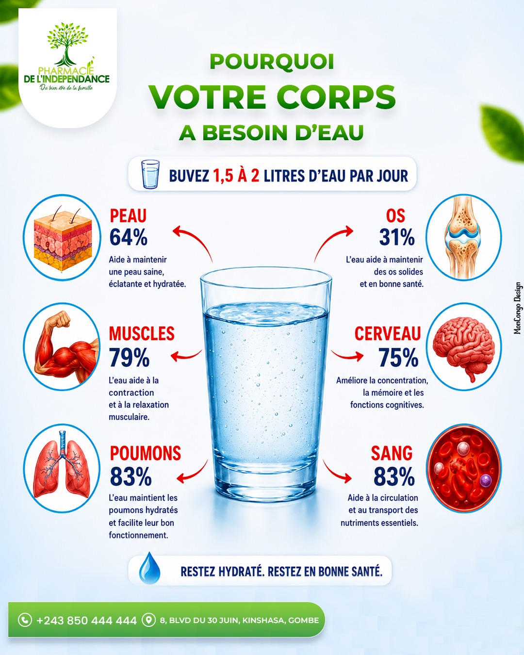 Pourquoi votre corps a besoin d’eau 