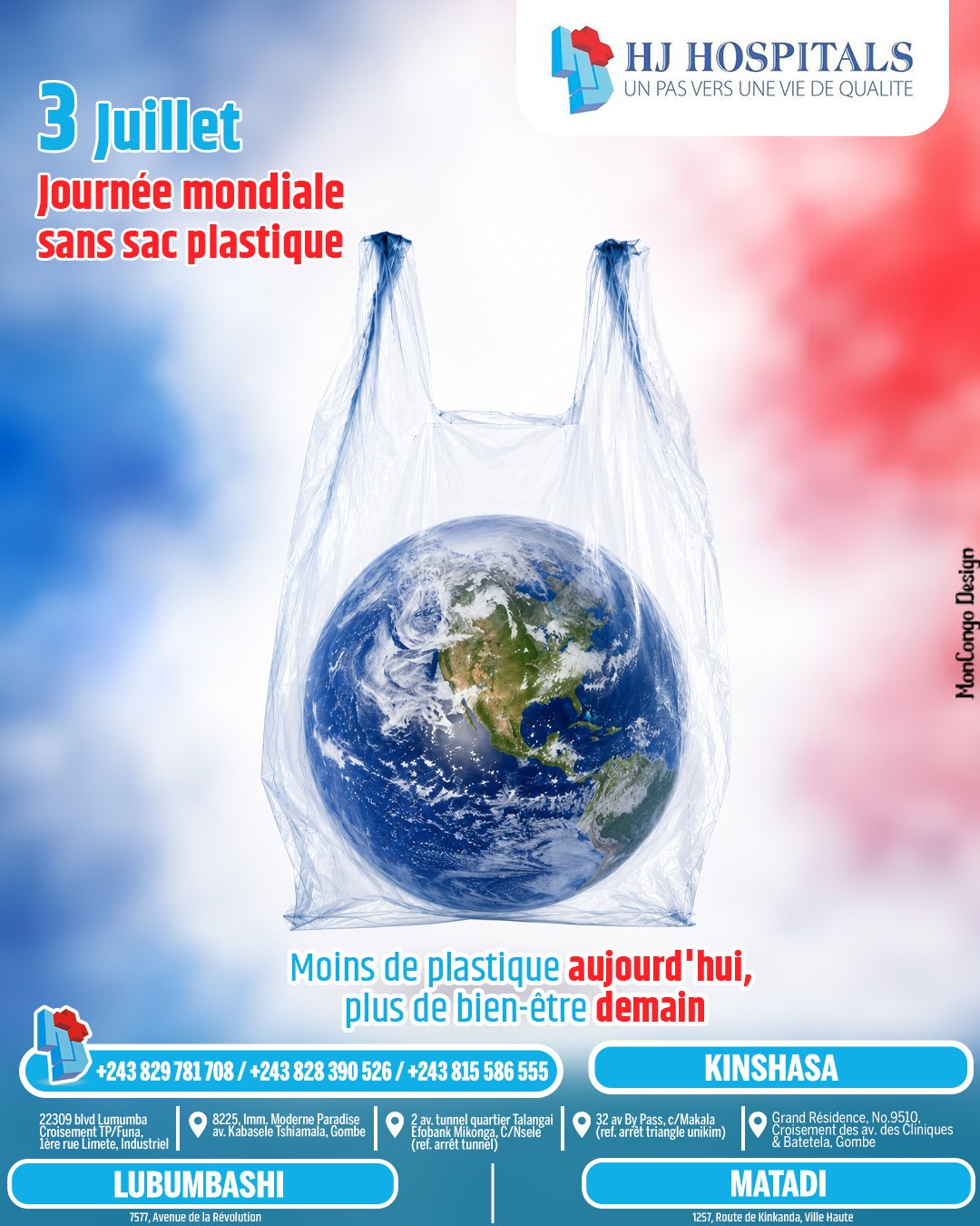 Moins de plastique aujourd'hui,  plus de bien-être demain