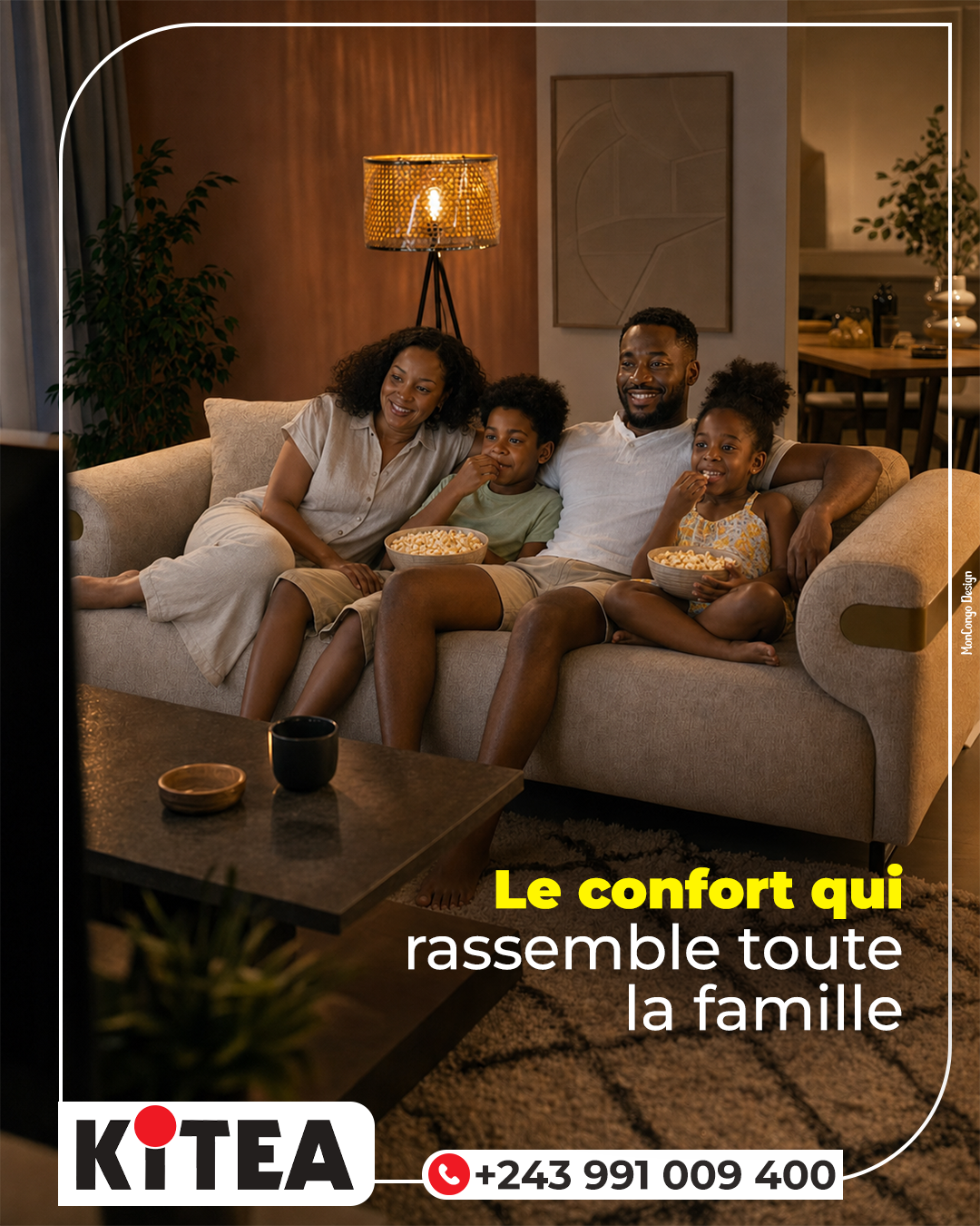 Le confort qui rassemble toute la famille