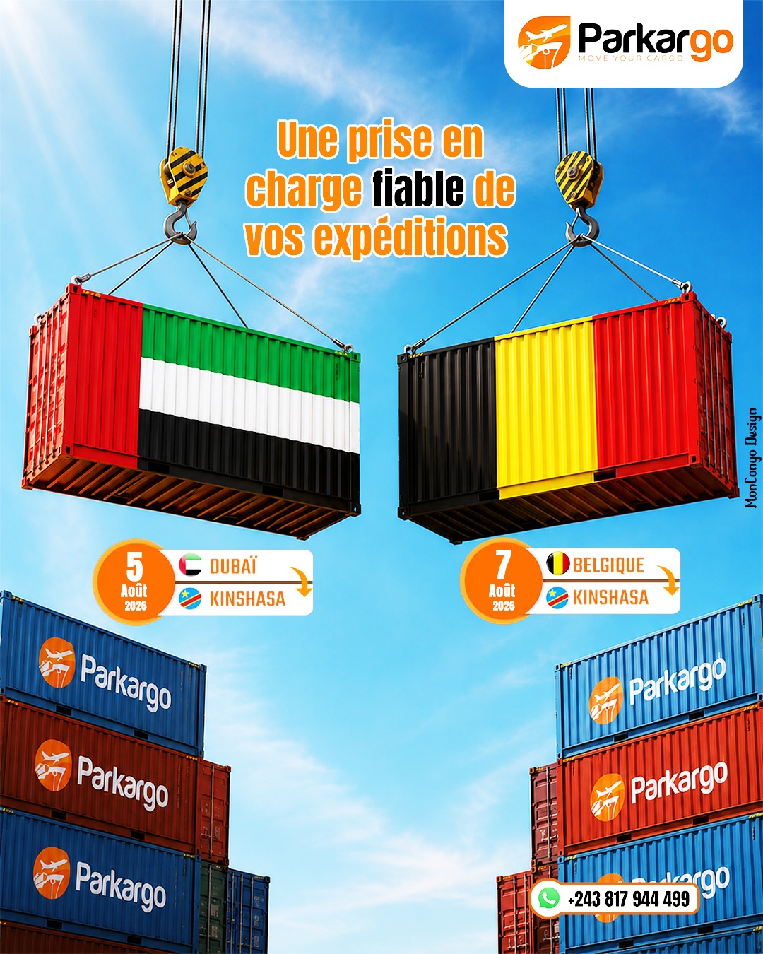Une prise en charge fiable de vos expéditions
