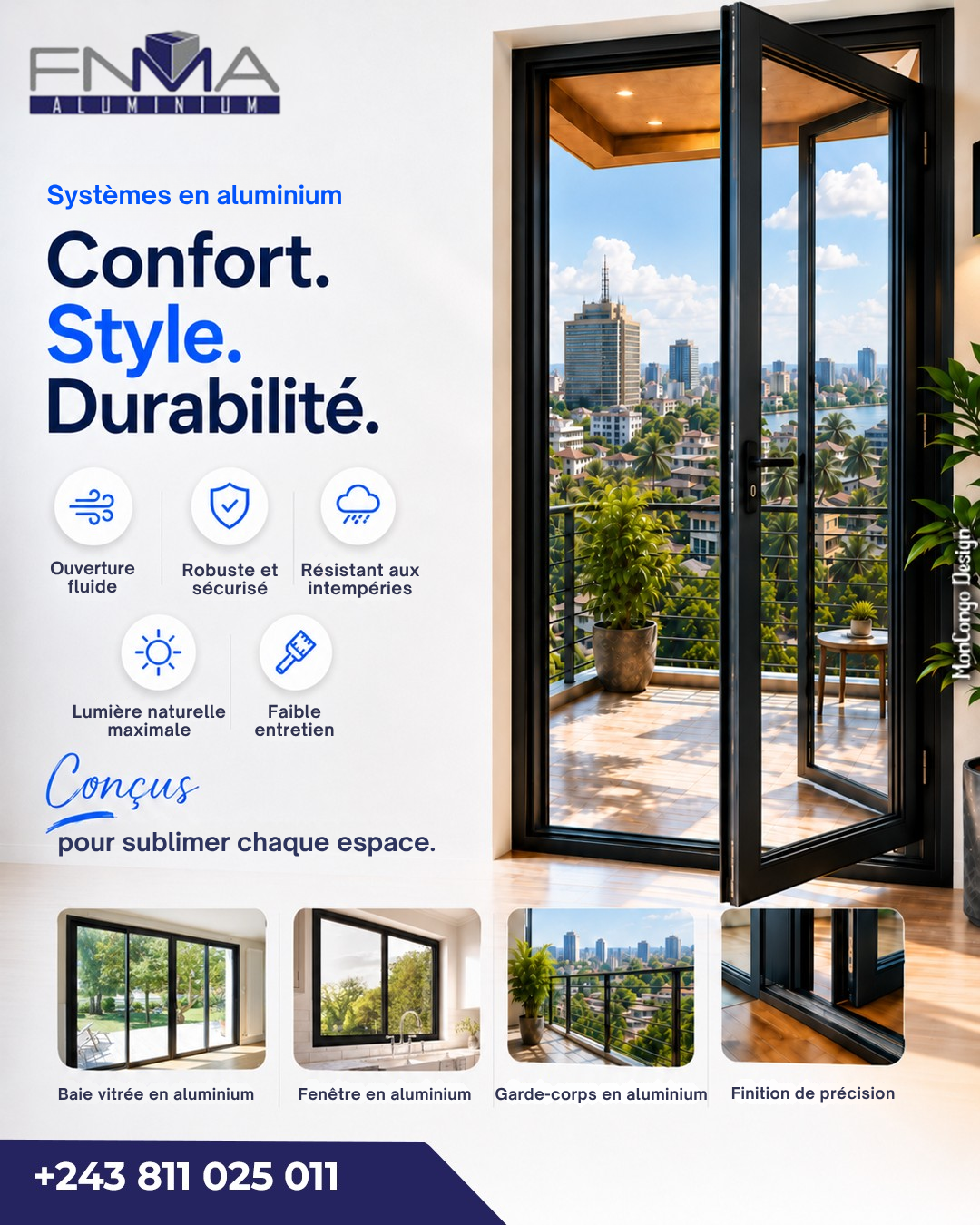 Systèmes en aluminium haut de gamme