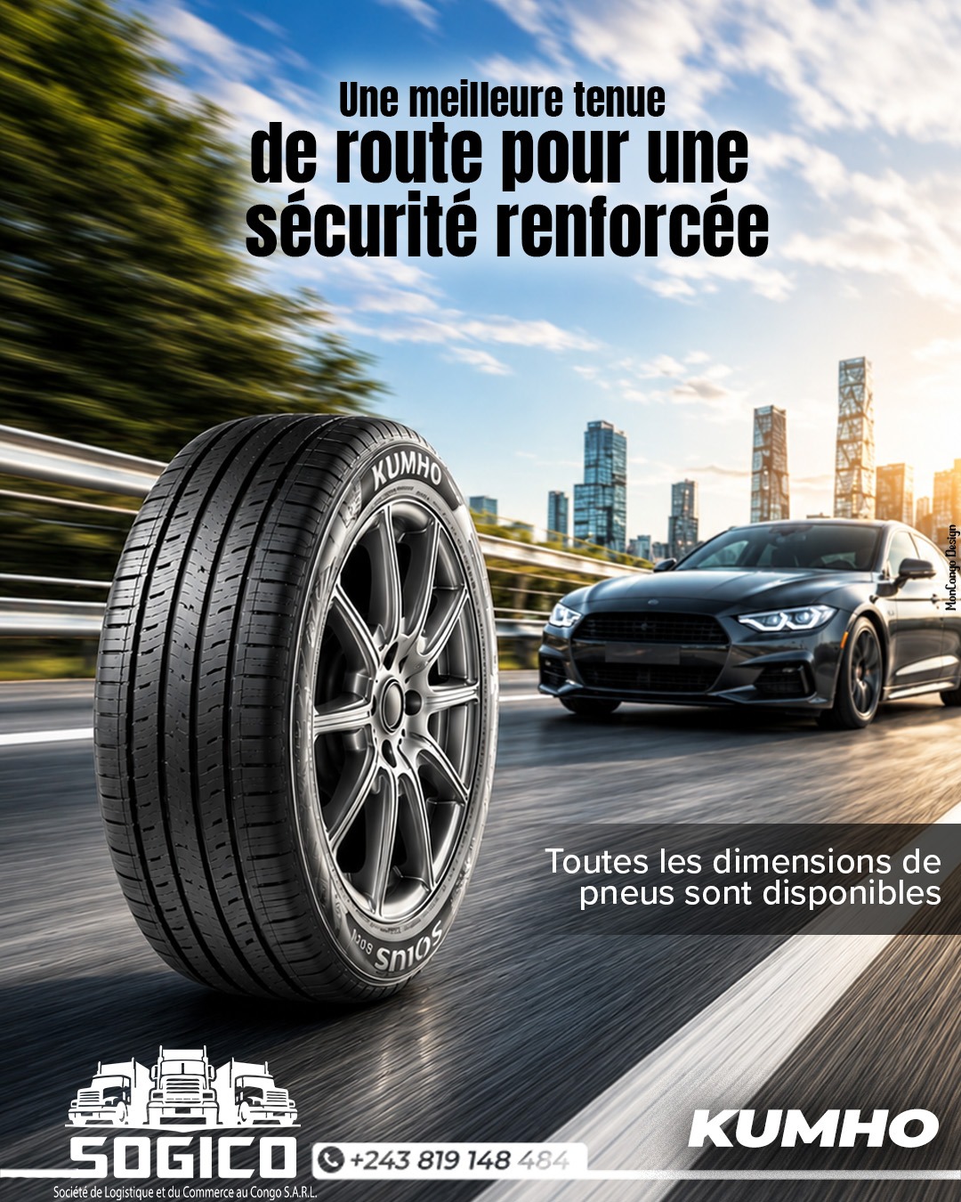 Une meilleure tenue de route pour une sécurité renforcée