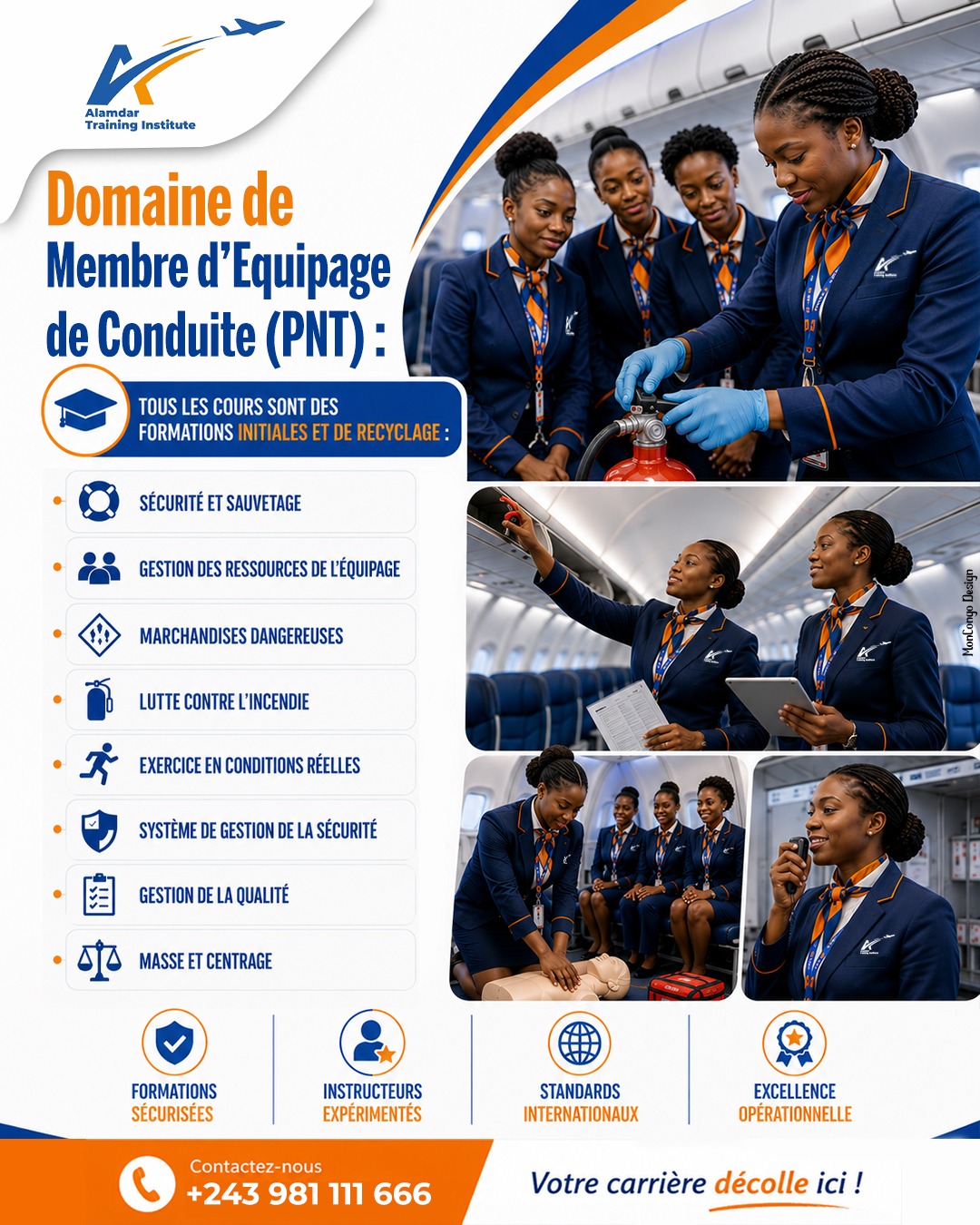 Domaine de Membre d’Equipage de Conduite (PNT) 