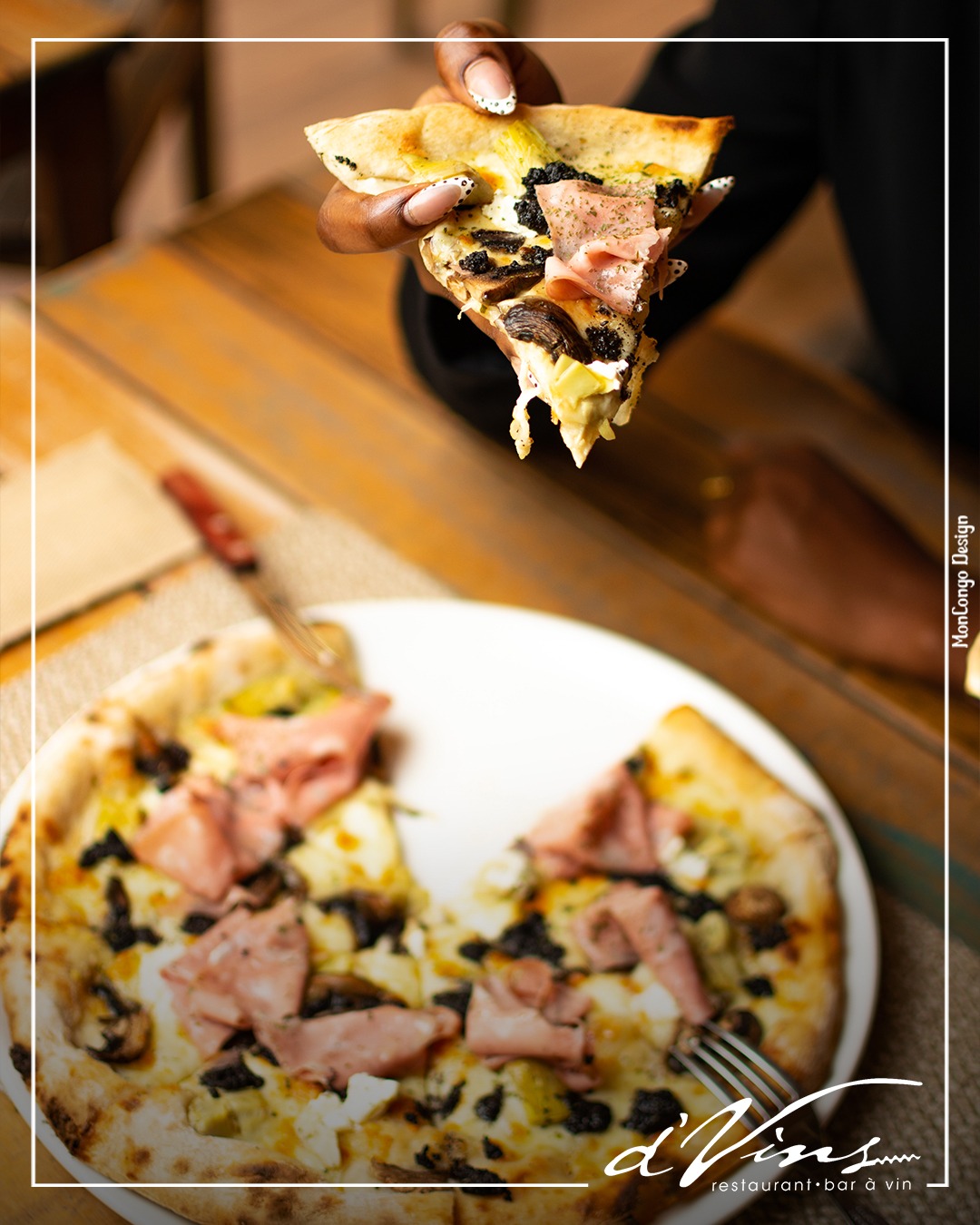 Avec qui partageriez-vous cette pizza ? 