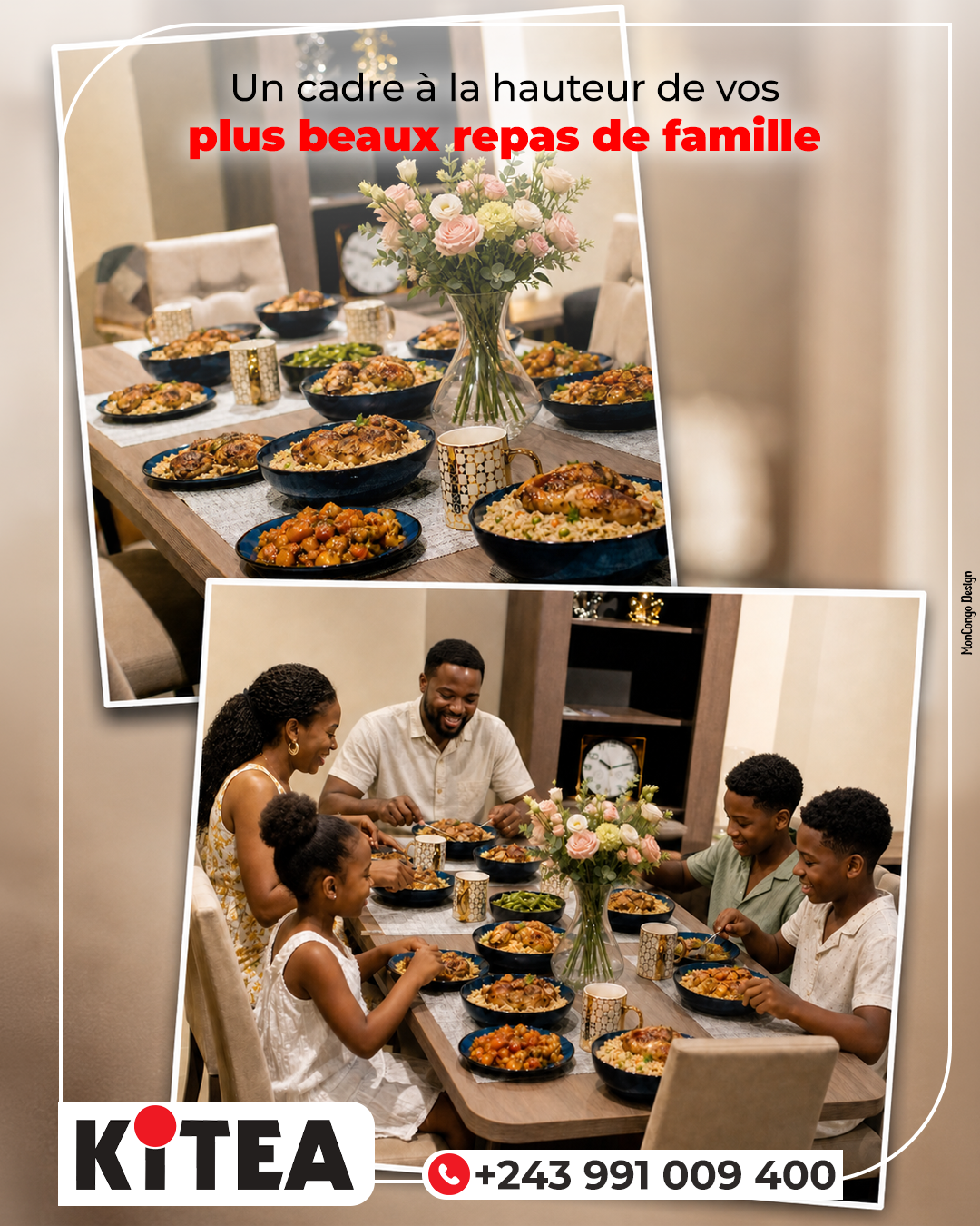 Un cadre à la hauteur de vos plus beaux repas de famille