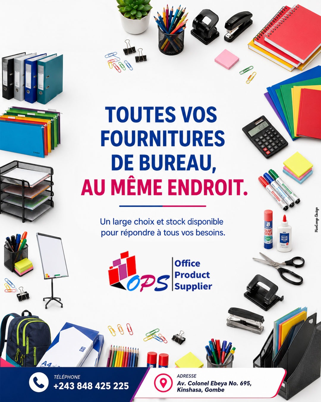  Tout ce qu'il vous faut pour équiper votre bureau, au même endroit ! 