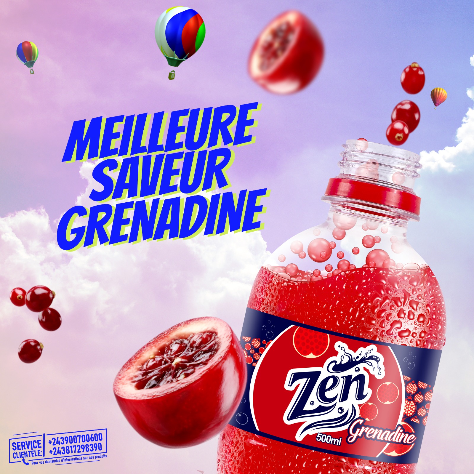 Zen Grenadine, laissez-vous emporter par une douceur pétillante