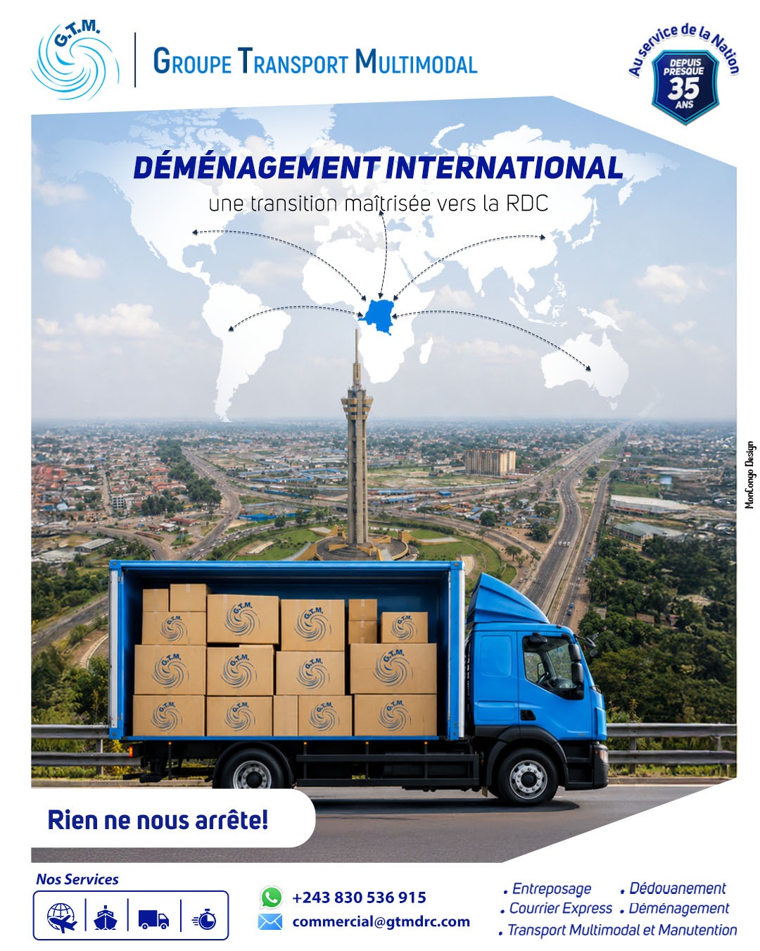 Déménagement international :  une transition maîtrisée vers la RDC