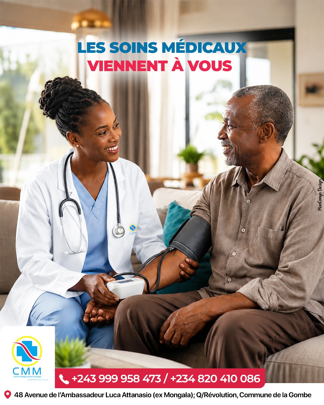 Les soins médicaux viennent à vous