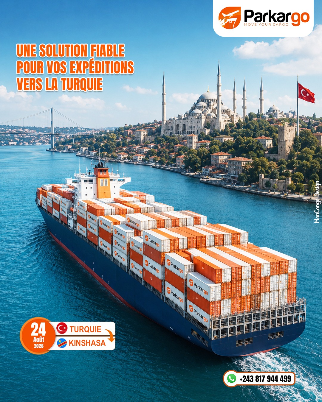 Une solution fiable pour vos expéditions vers la Turquie