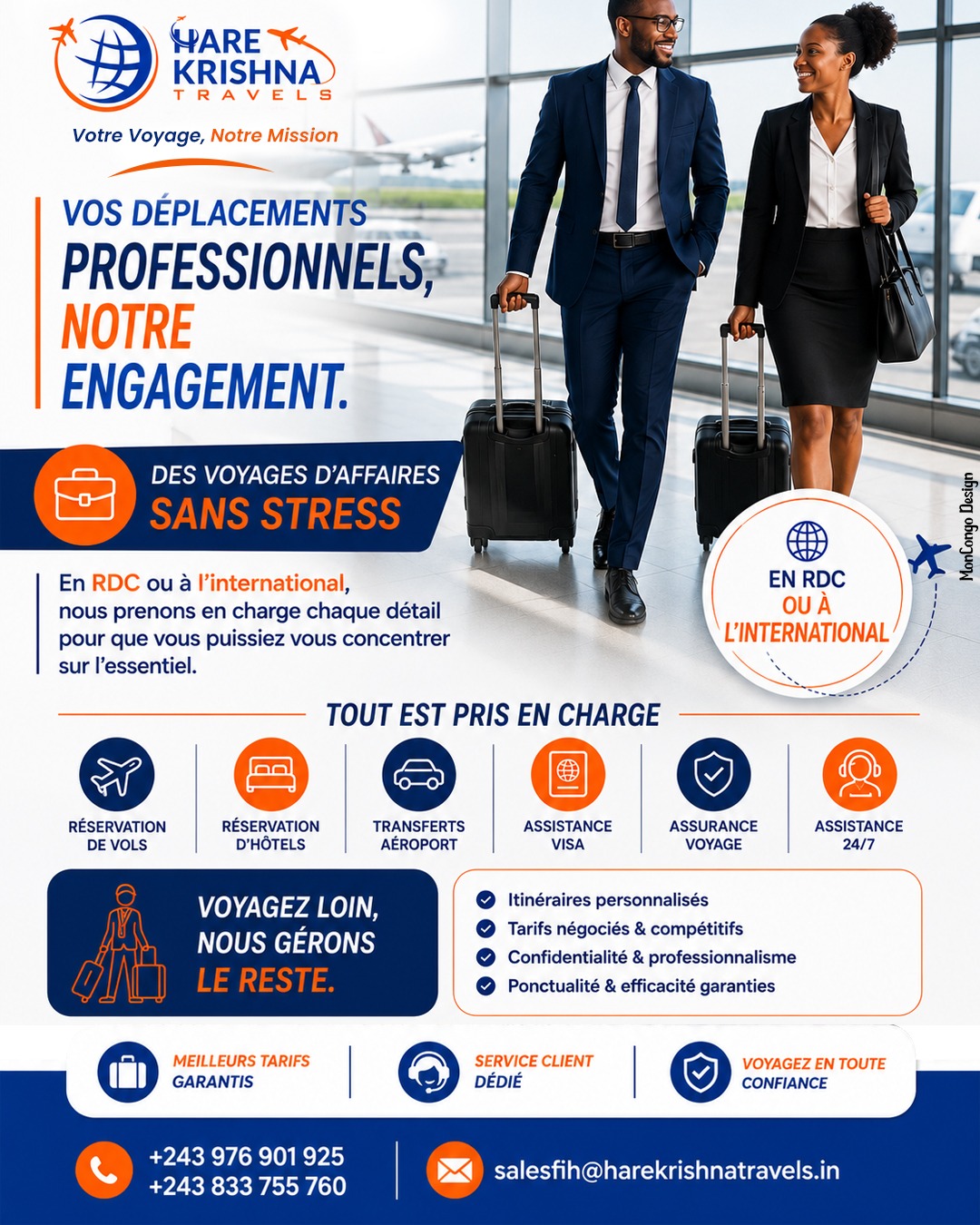 Déplacements professionnels 