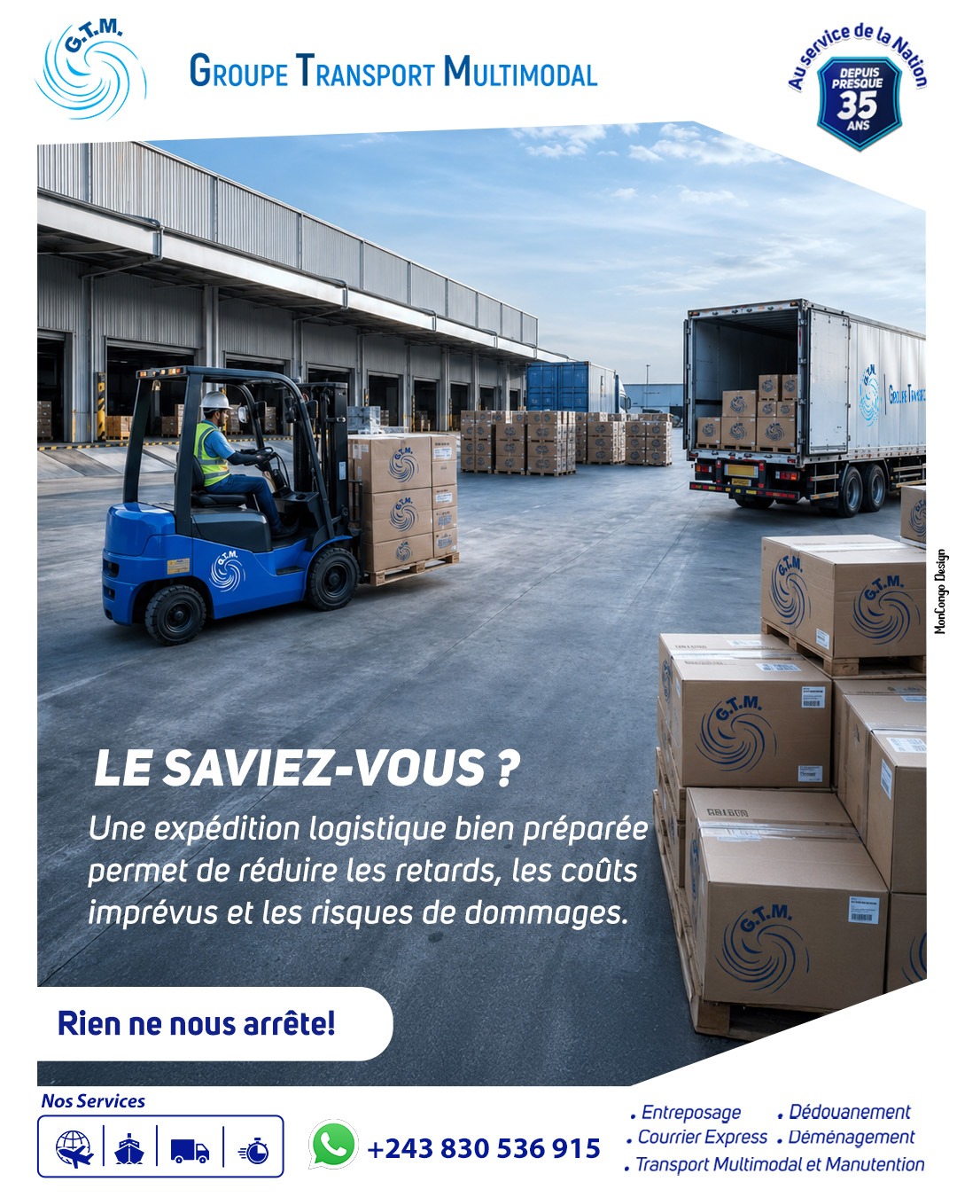 Nous coordonnons chaque étape de vos expéditions