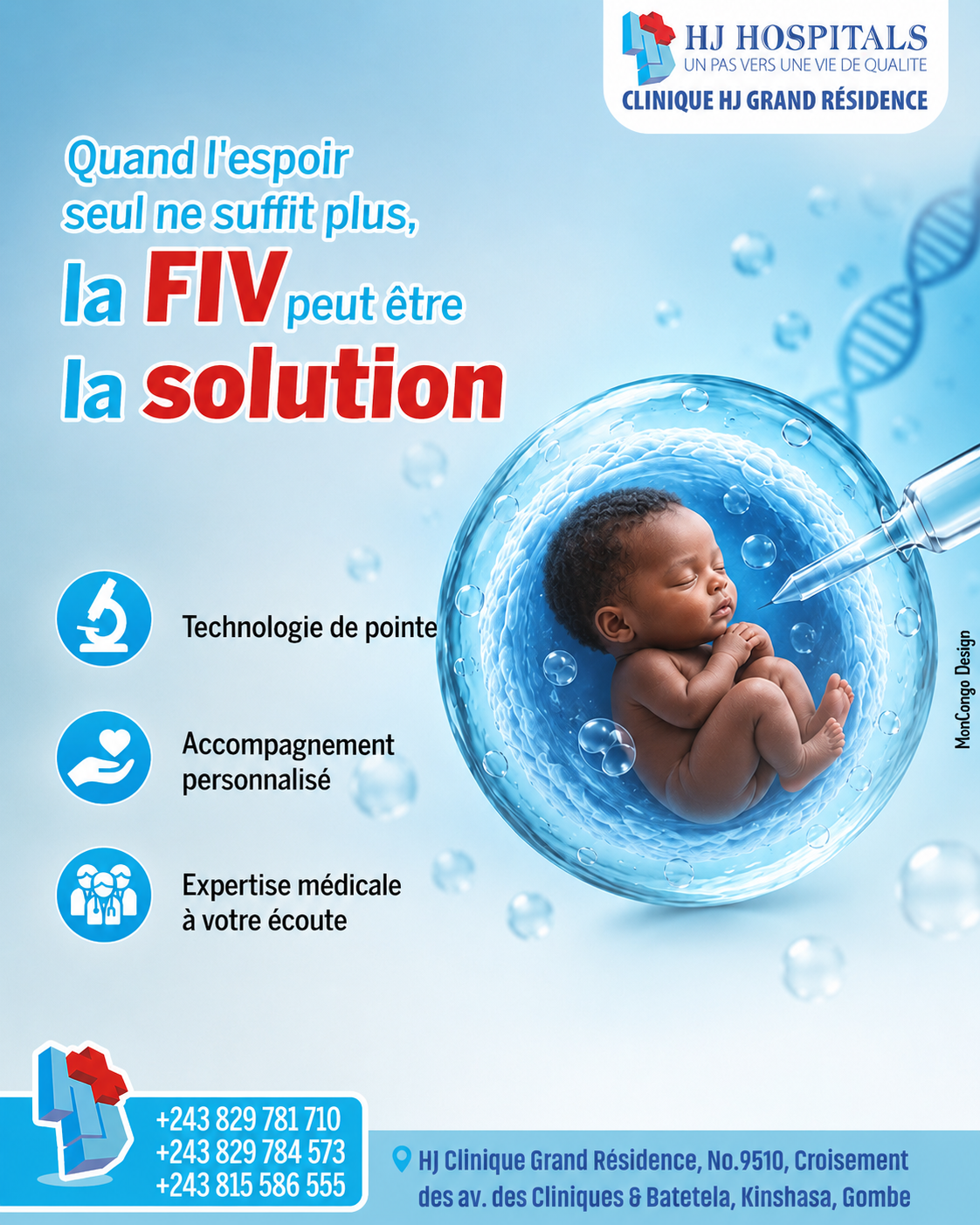 Quand l'espoir seul ne suffit plus, la FIV peut être la solution