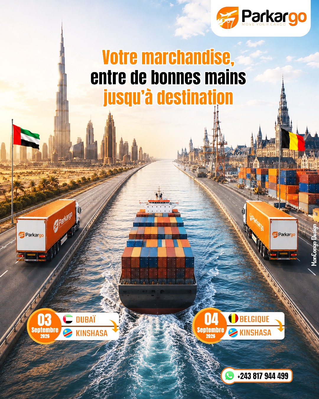Votre marchandise, entre de bonnes mains jusqu’à destination