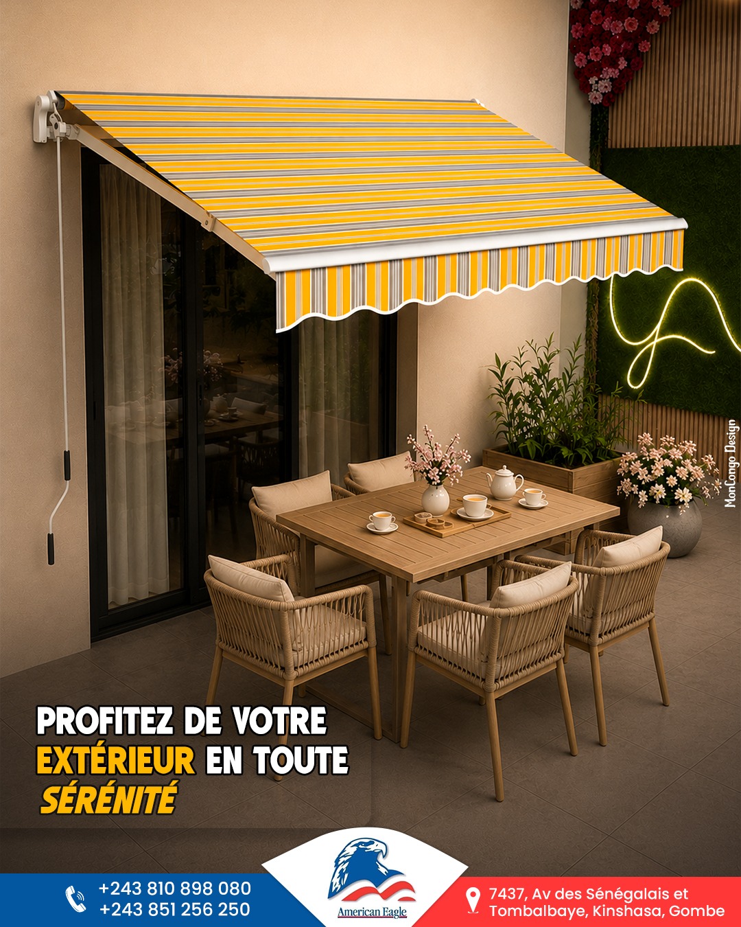 Profitez de votre extérieur en toute sérénité