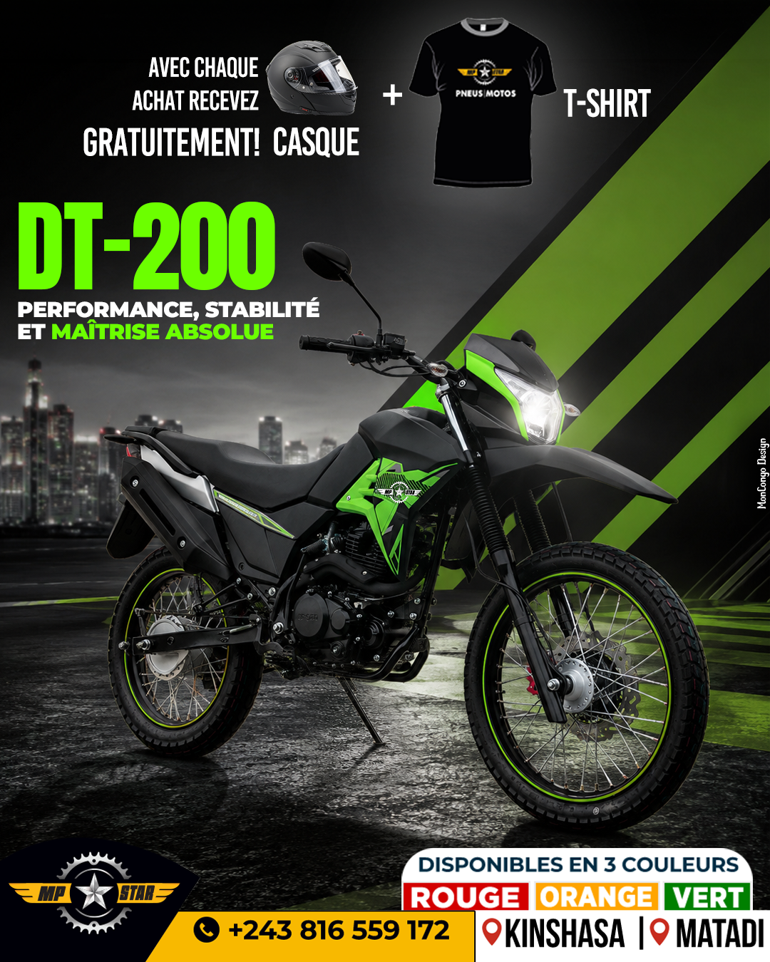 DT-200 : Performance, stabilité et maîtrise absolue