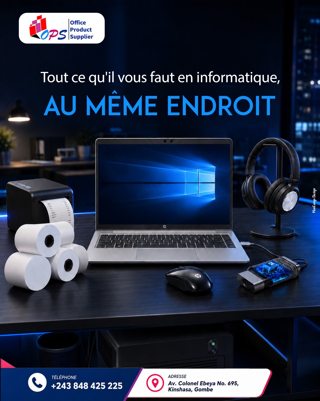 Tout ce qu'il vous faut en informatique,  AU MÊME ENDROIT