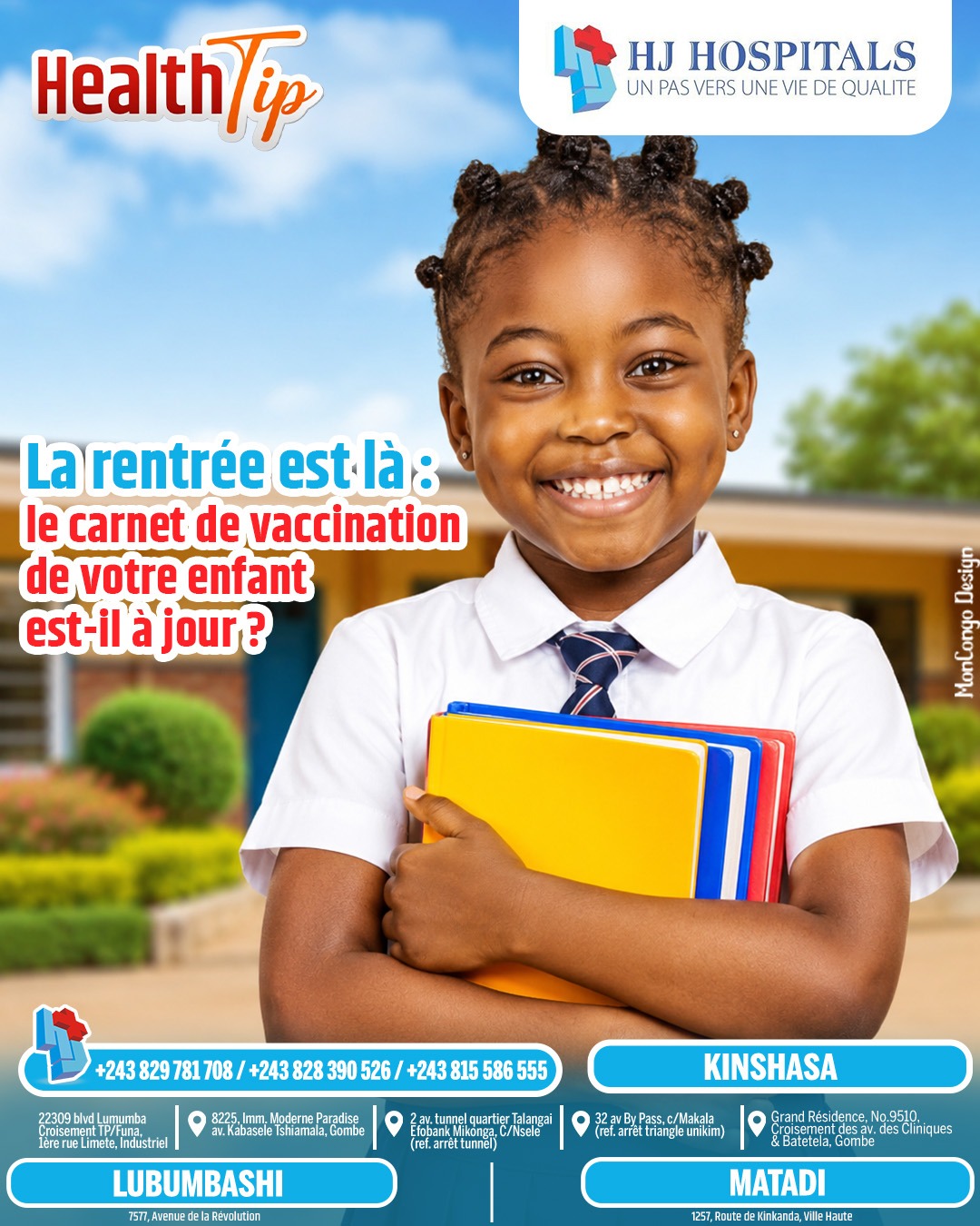 Le carnet de vaccination de votre enfant est-il à jour ?