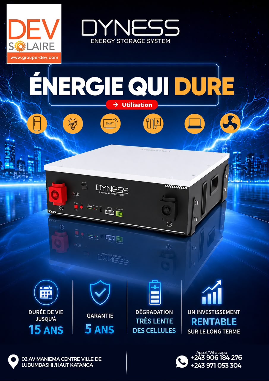 🔋 DYNESSE : L’énergie qui dure
