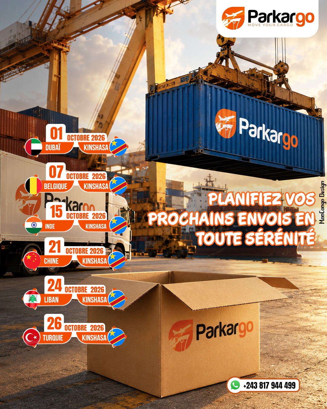 Soyez livré à votre porte