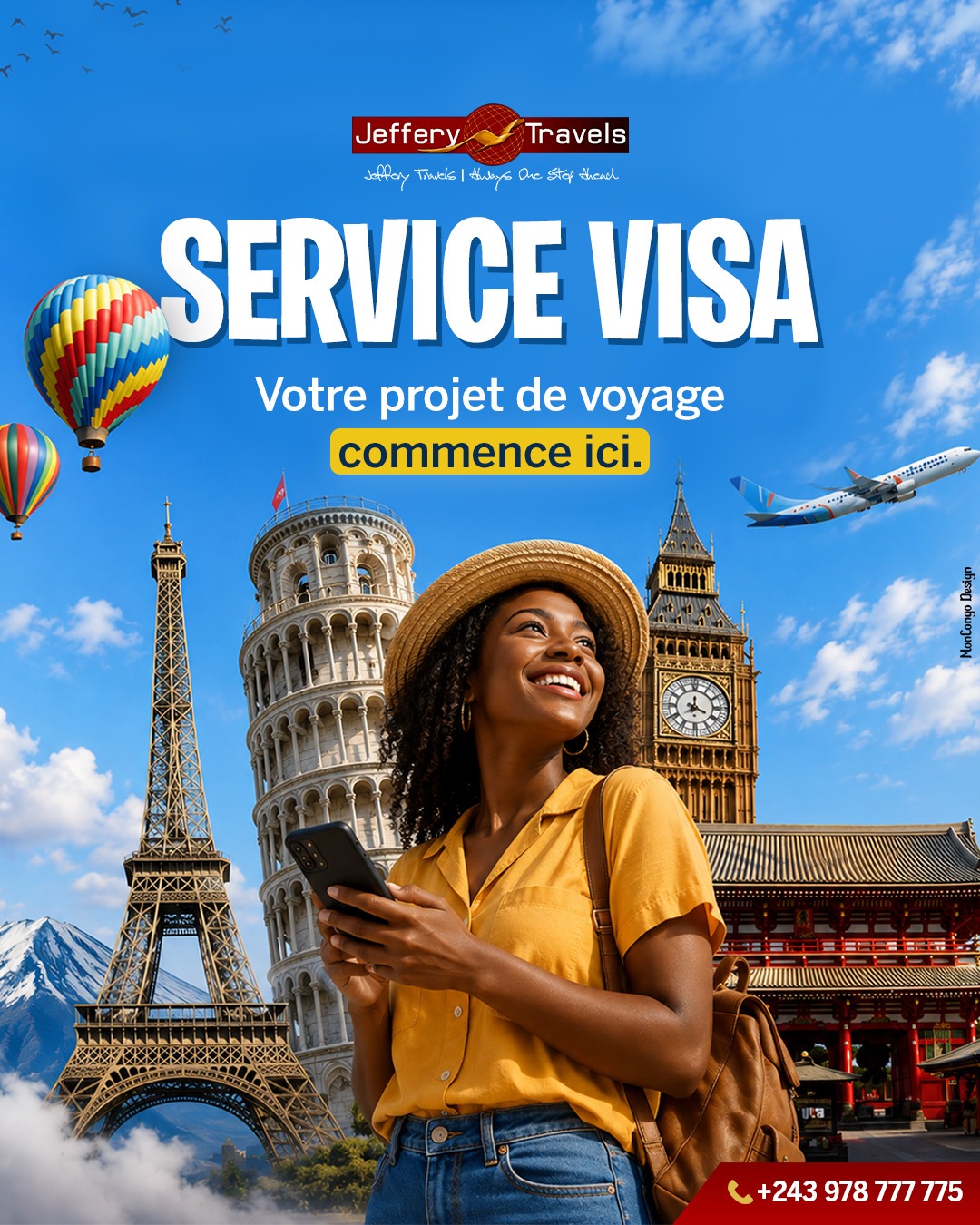 SERVICE VISA : Votre projet de voyage commence ici