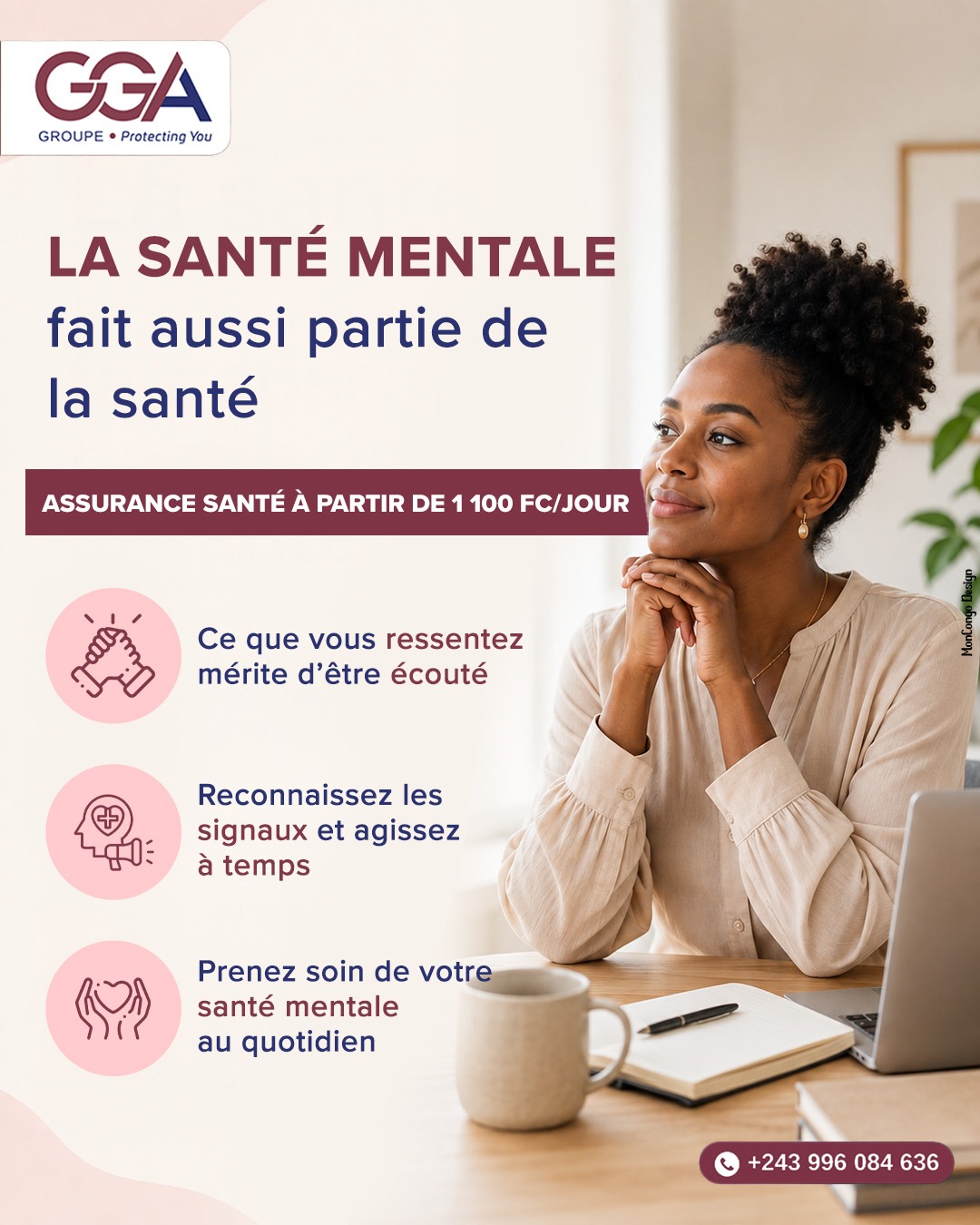 La santé mentale fait aussi partie de la santé