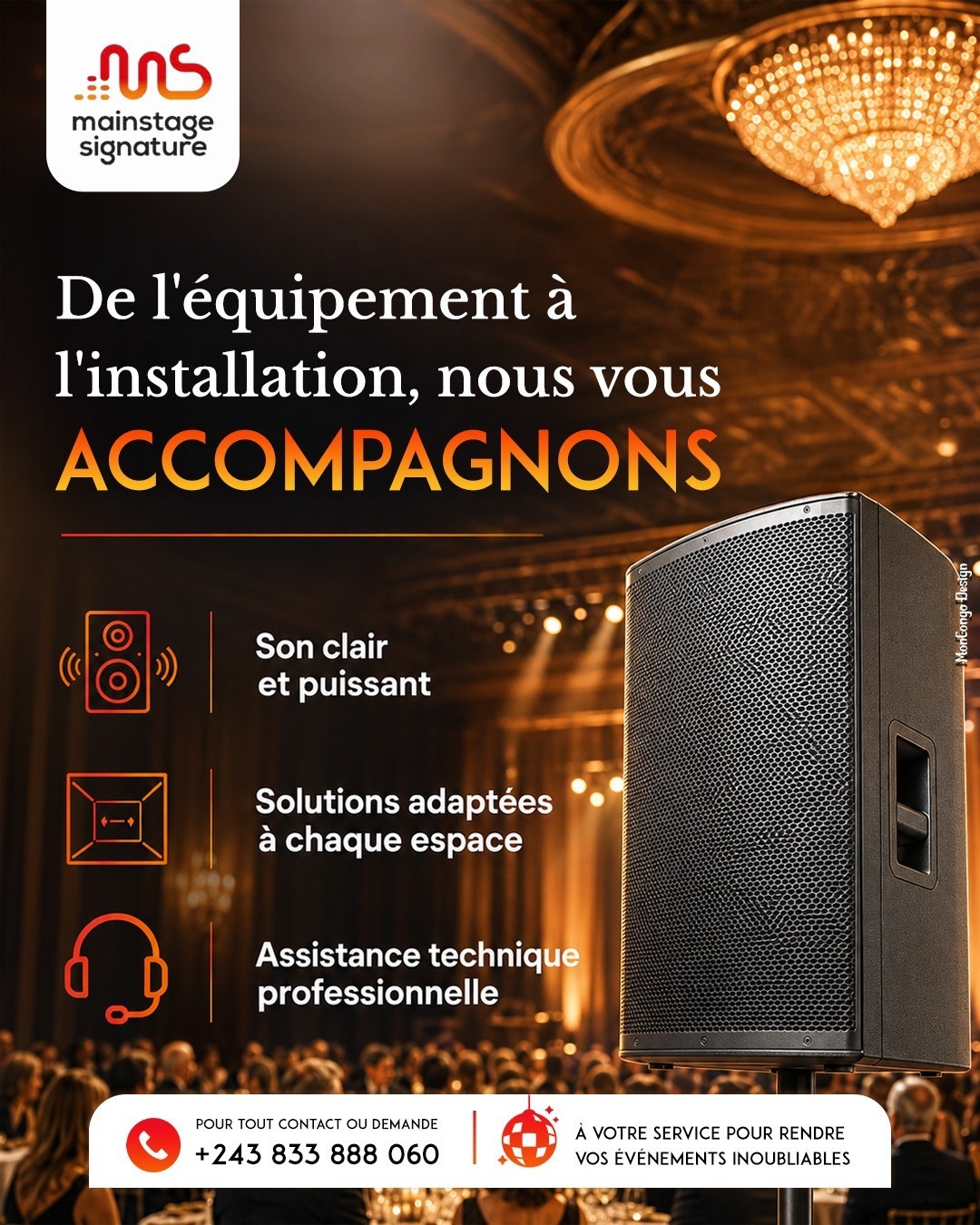 Un son qui donne du rythme à vos événements