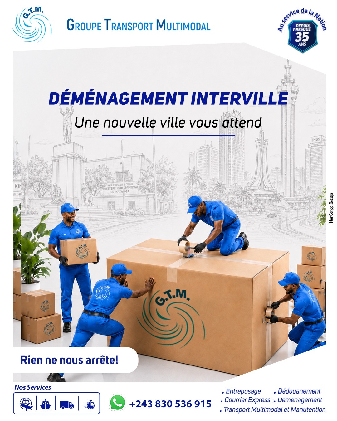 Déménagement interville  Subtitle : Une nouvelle ville vous attend