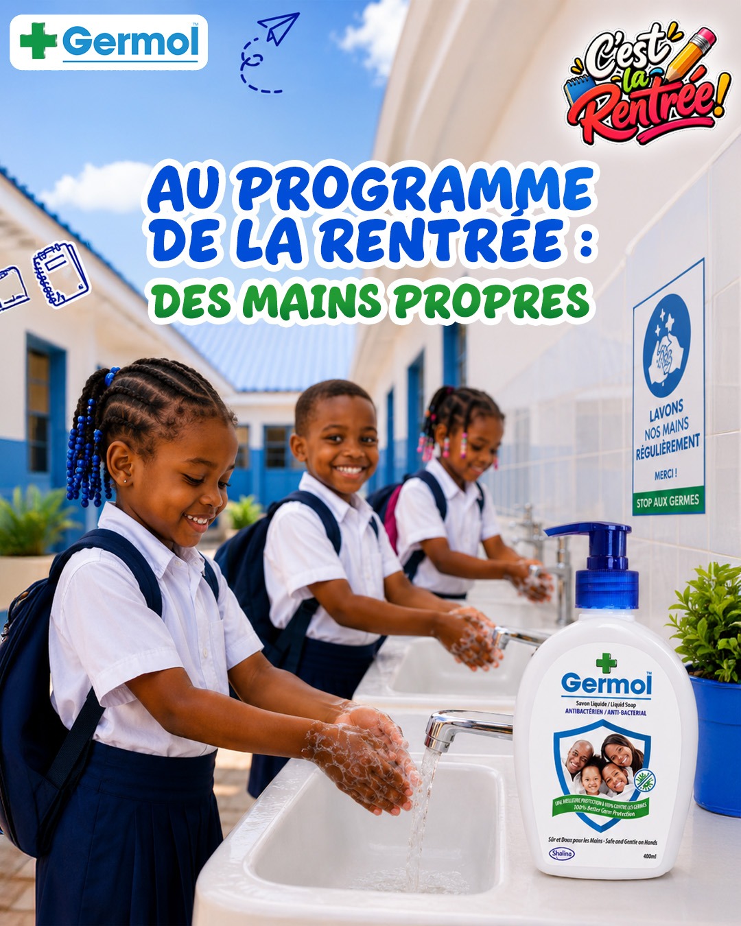 Des mains propres, des journées plus sereines !