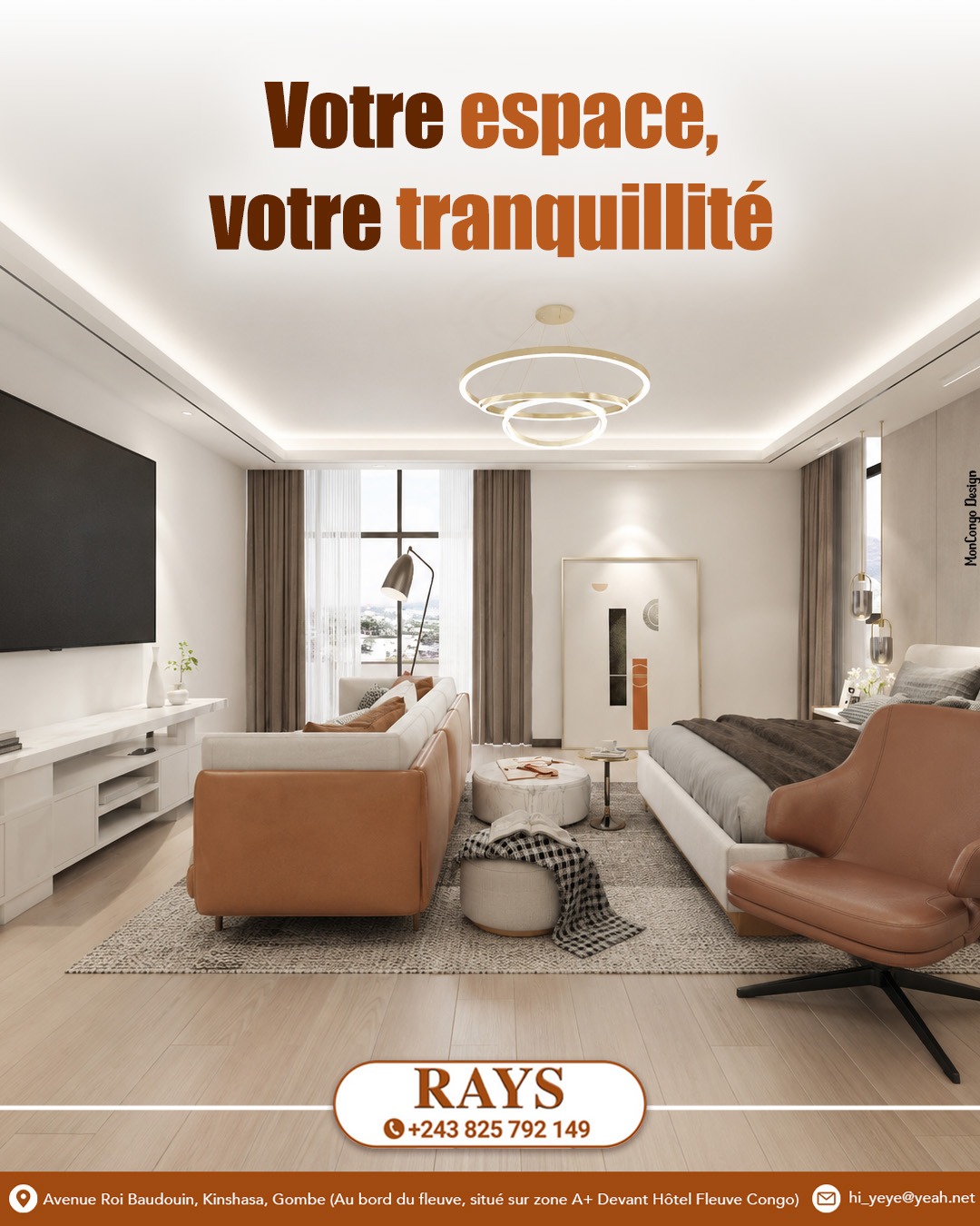 Des espaces modernes