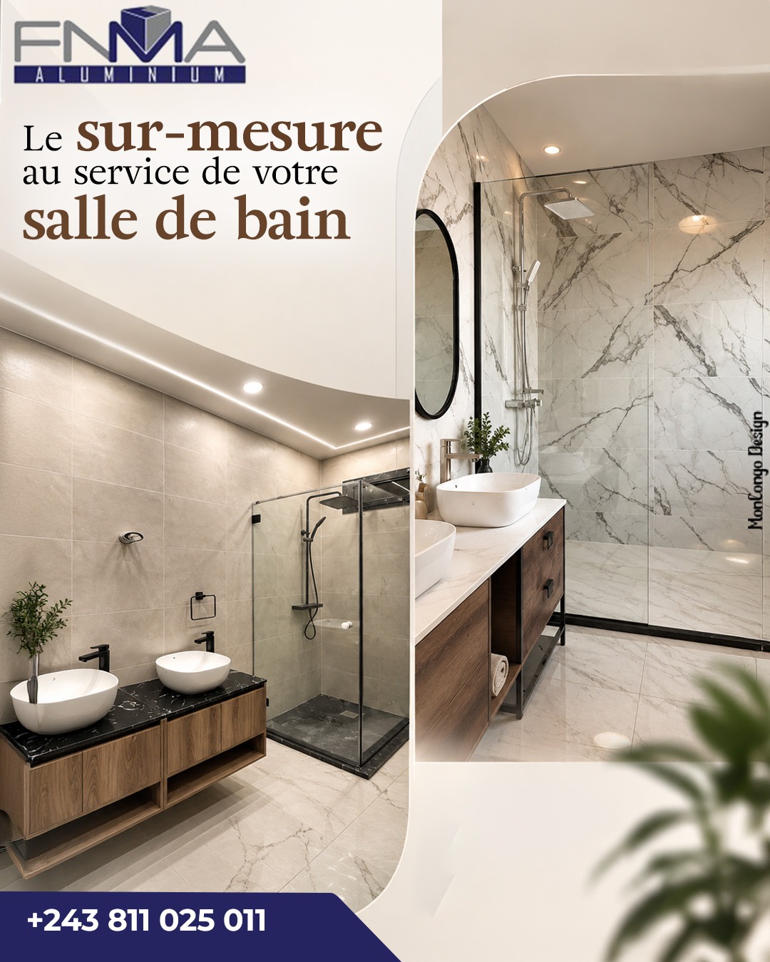 Le sur-mesure au service de votre salle de bain