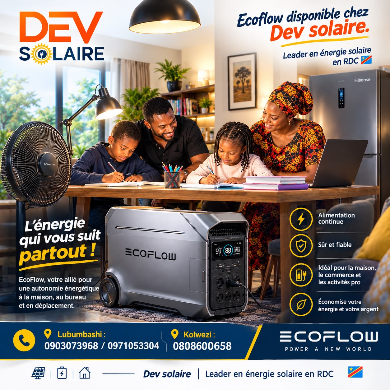 EcoFlow, l’énergie vous suit partout
