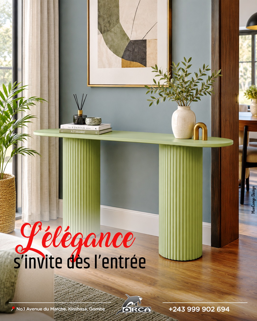 L’élégance s’invite dès l’entrée