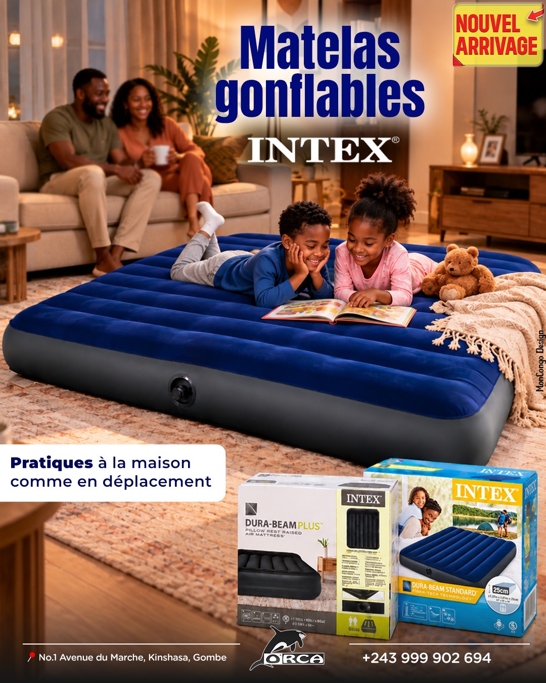 Un couchage d’appoint, toujours prêt 🛏️