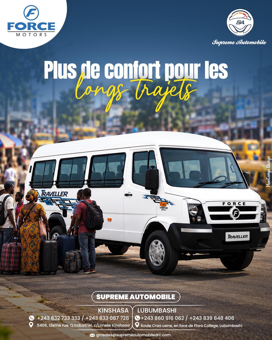 Plus de confort pour les longs trajets