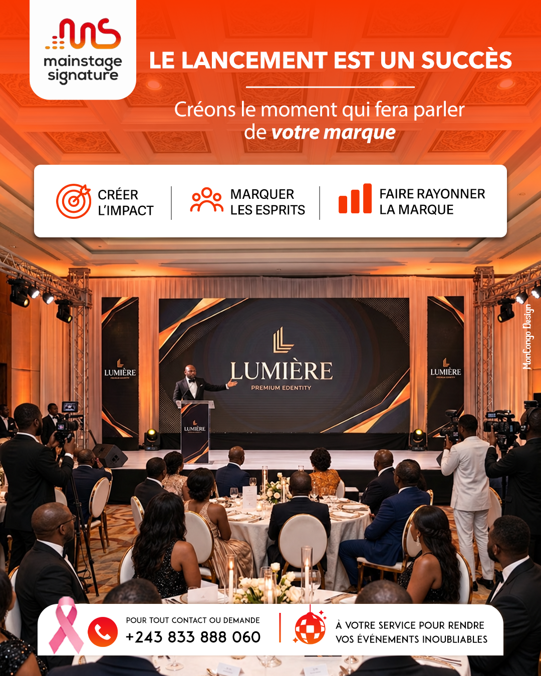 LE LANCEMENT EST UN SUCCÈS