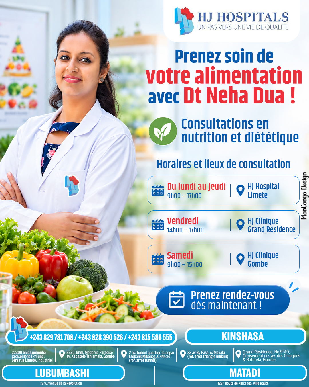 Une alimentation équilibrée, c’est aussi une façon de prendre.