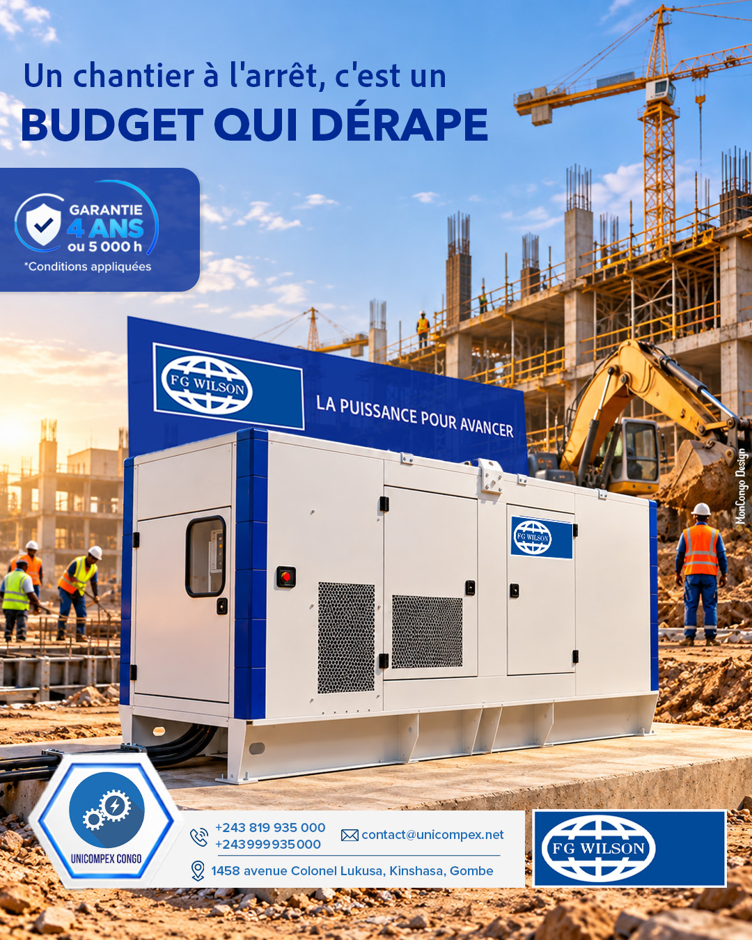 Évitez les arrêts de chantier