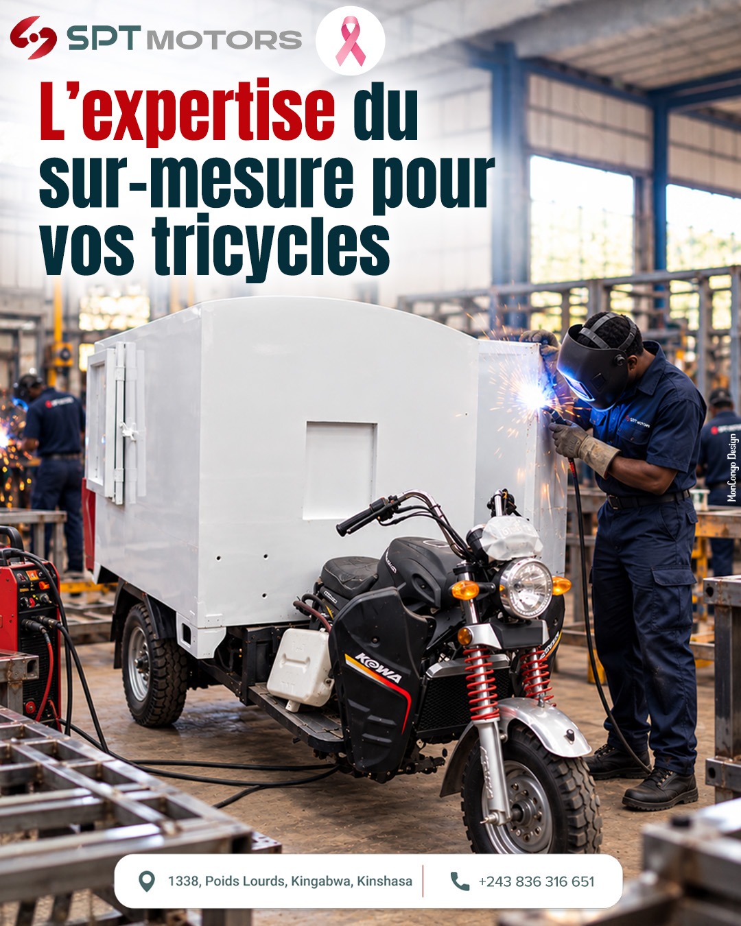 L’expertise du sur-mesure pour vos tricycles