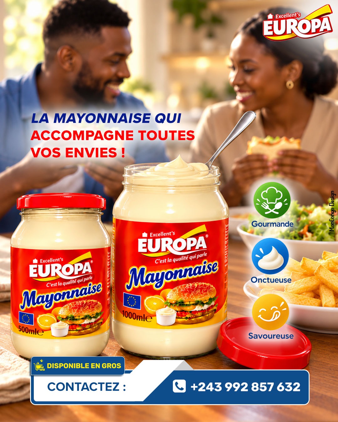 la mayonnaise qui accompagne toutes vos envies !