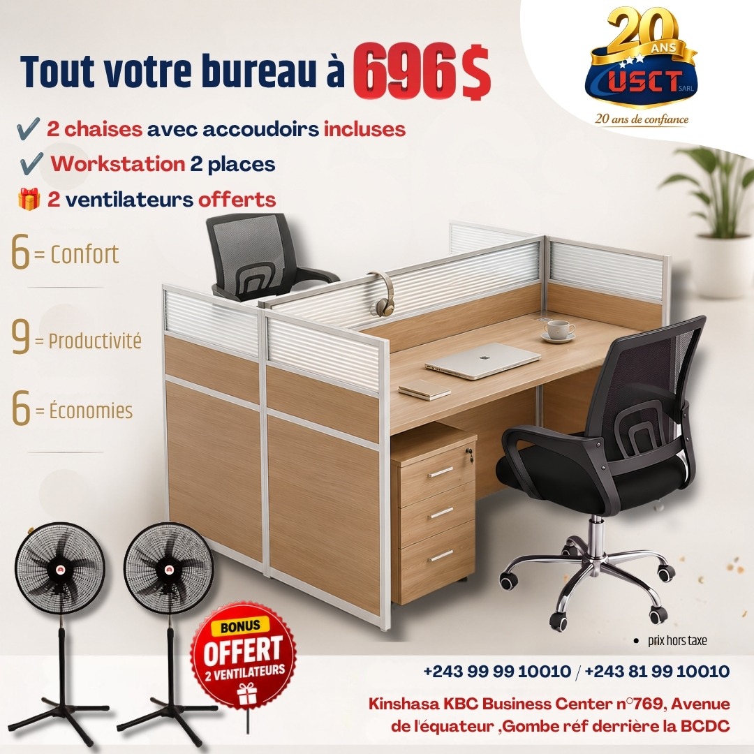 Tout votre bureau à 696$