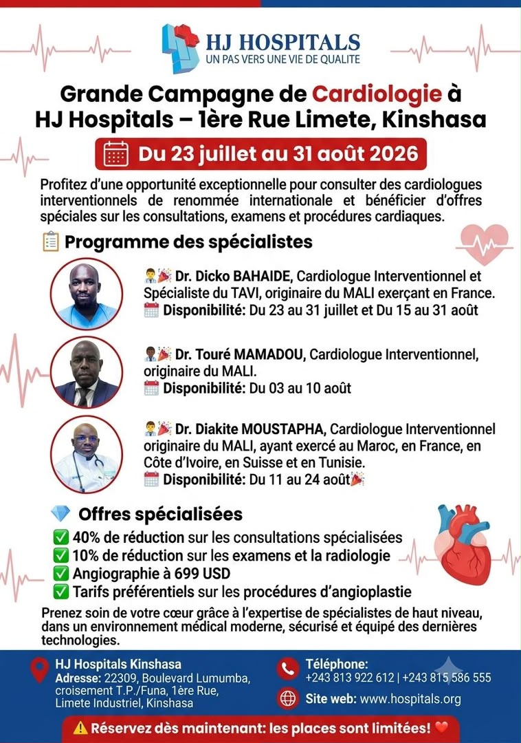 Campagne cardiologie 🫀