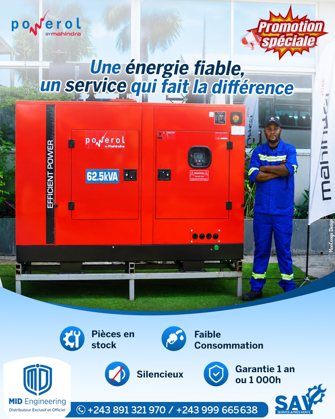 Une énergie fiable, un service qui fait la différence