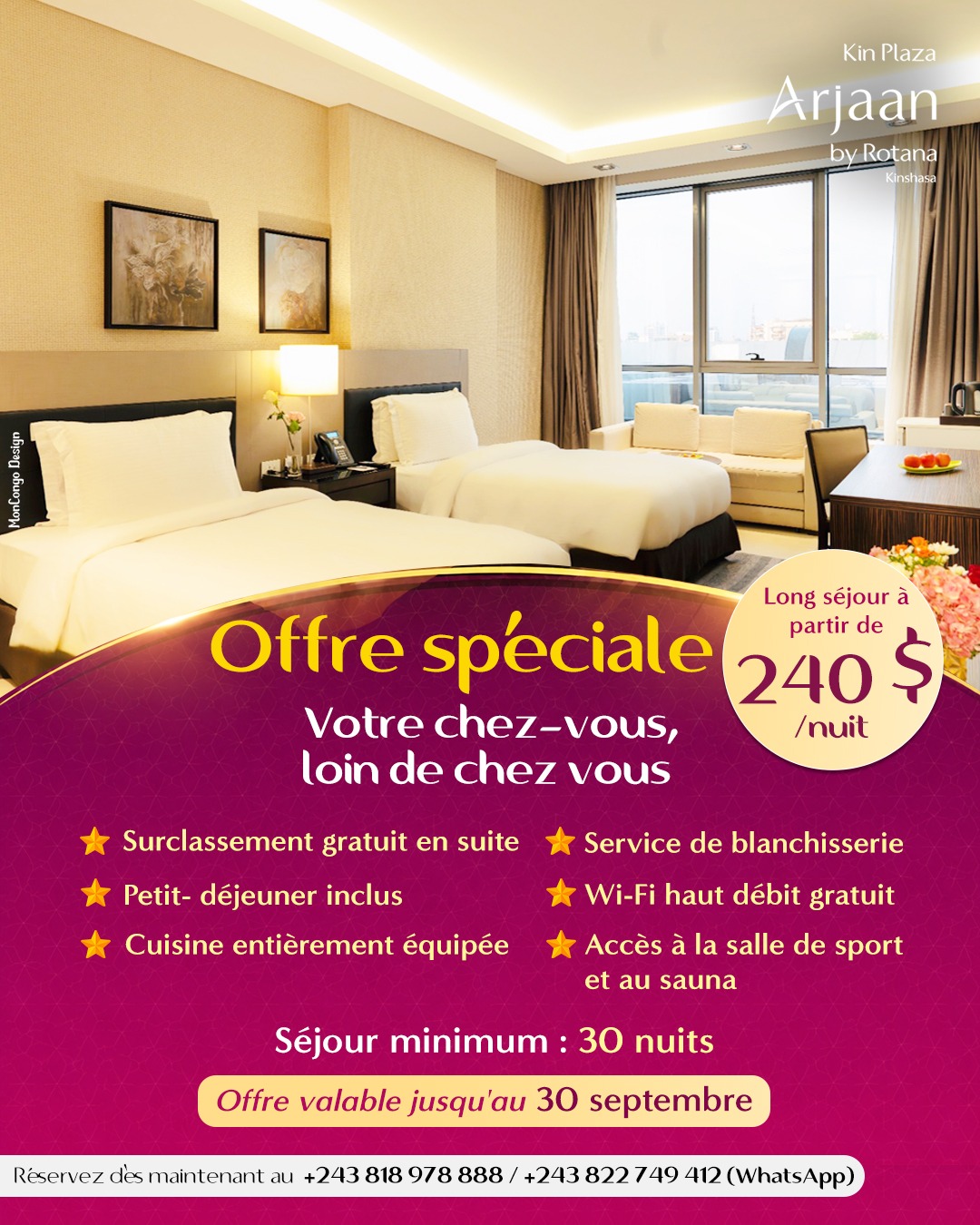 Offre spéciale long sejour