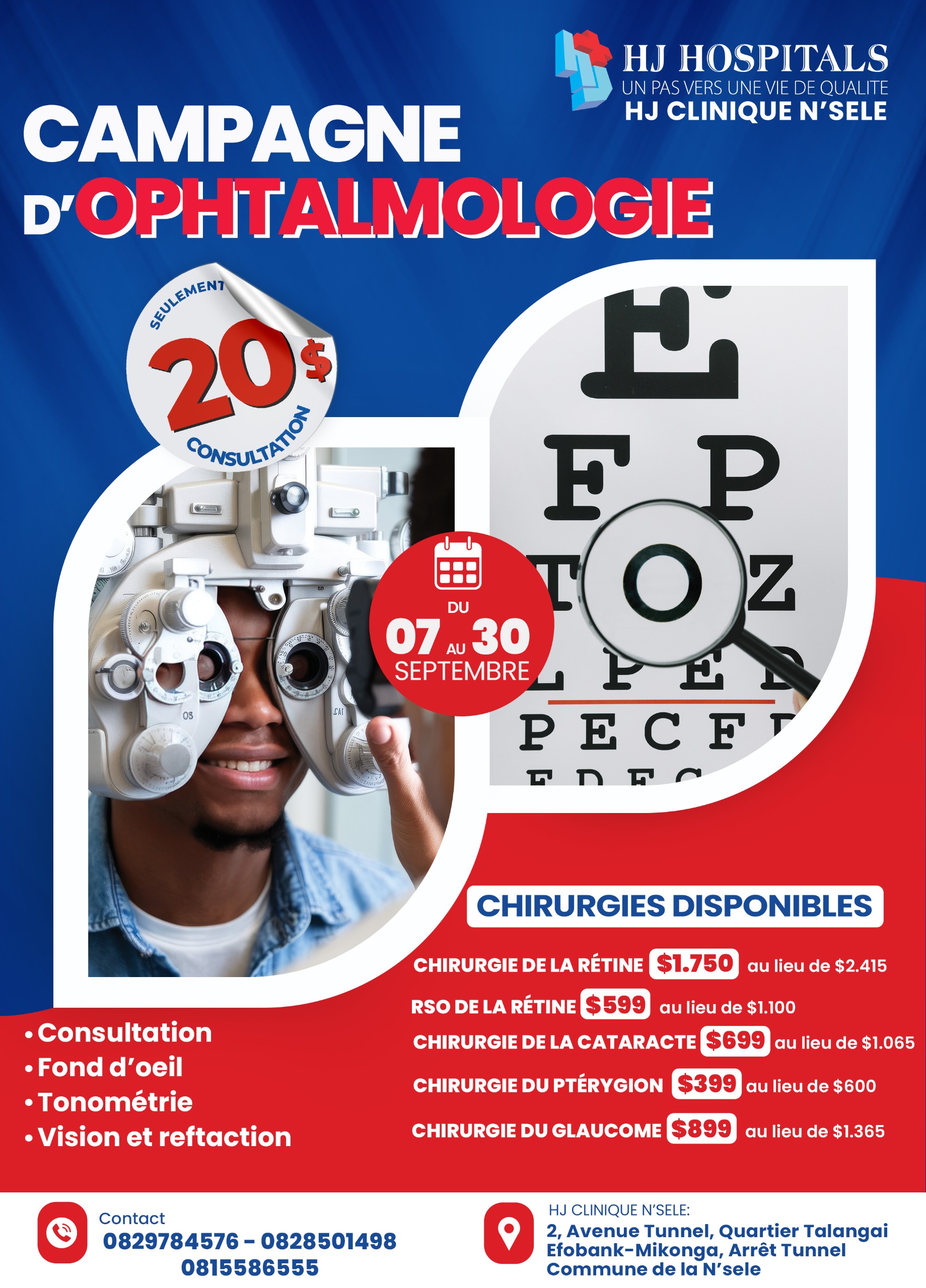 Campagne d'Ophtalmogie