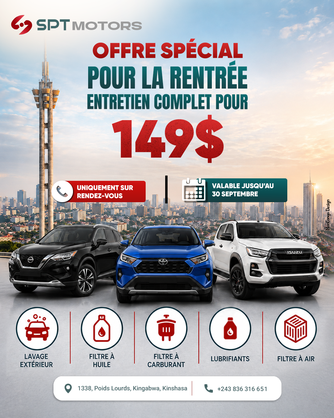 Préparez votre véhicule à 149 $