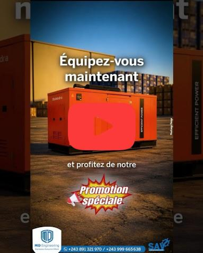 Passez à la puissance 500 kVA pour assurer la continuité de vos activités.