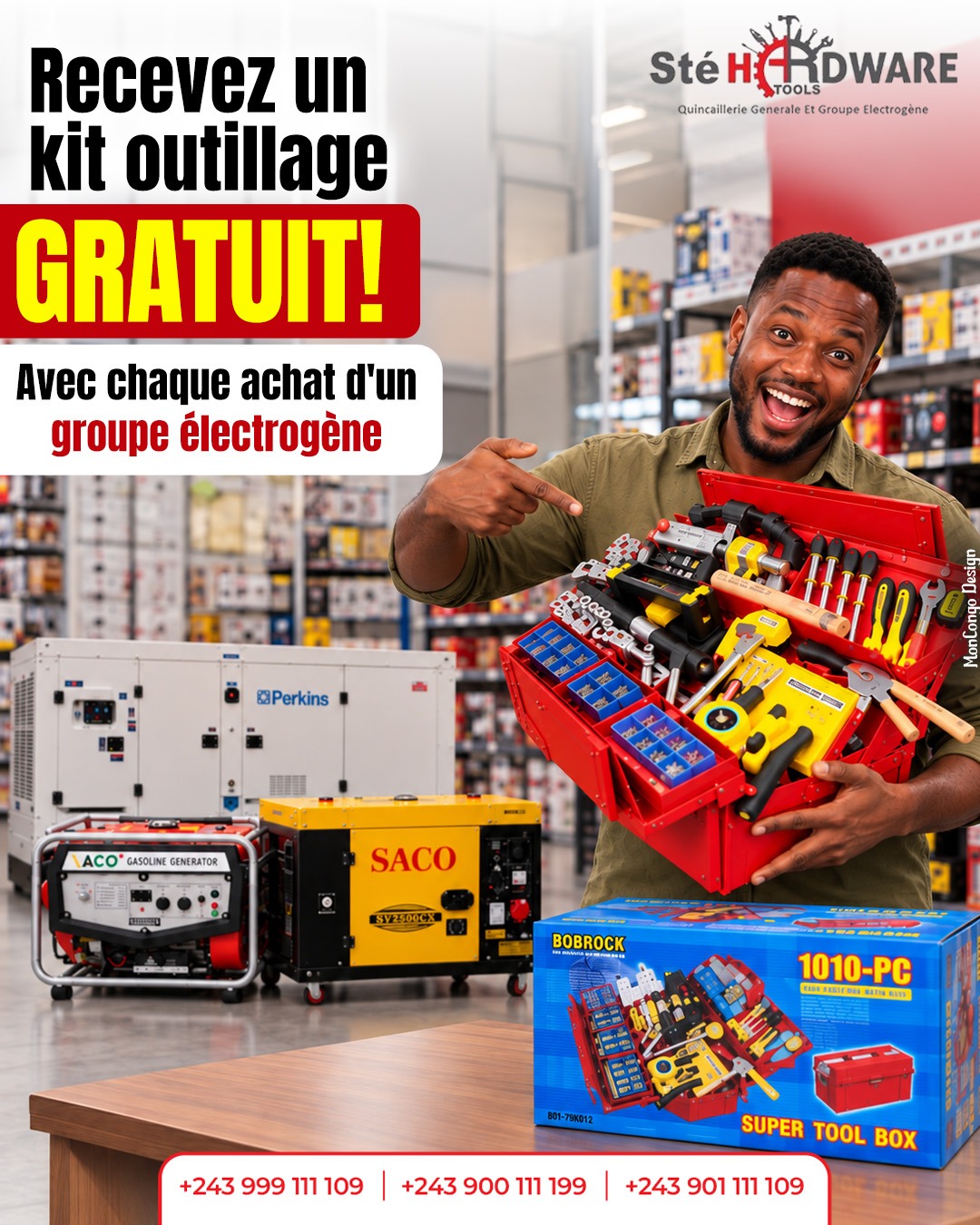 Achetez l’énergie, repartez avec l’outillage