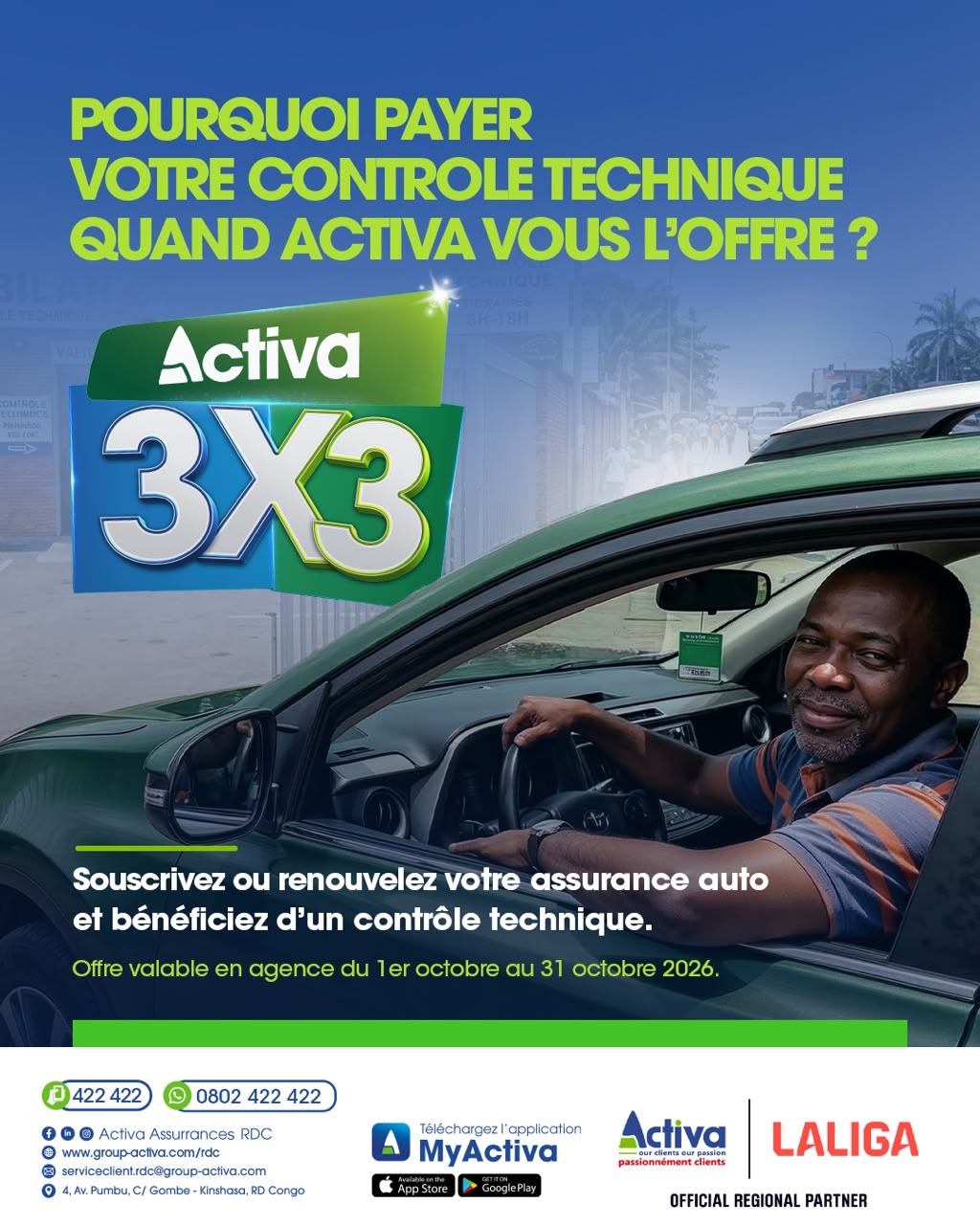 La promo Activa 3x3 continue 
