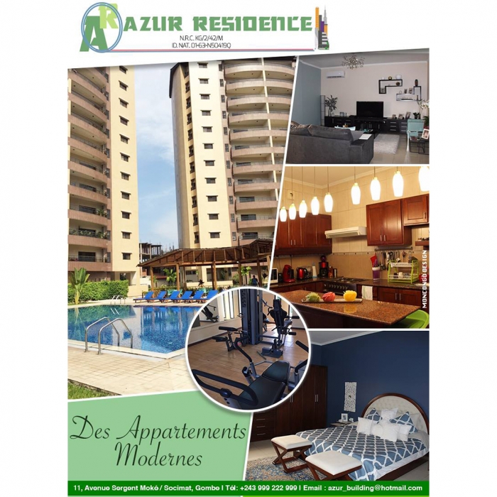 #MonCongo #rdc #drc #kinshasa #rdcongo #Azur #Residence #Appartements #Location